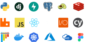 Technology stack logos